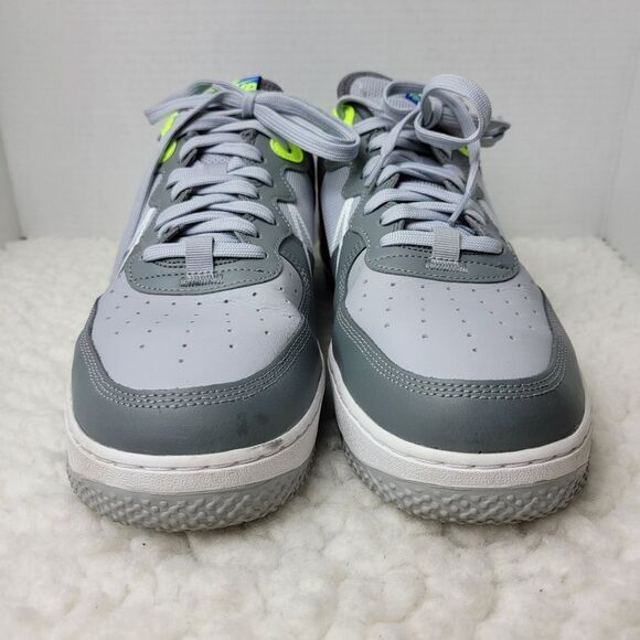 Nike Air Force 1 React Men's Sneaker Size 12.5  Wolf Grey-White-Smoke Grey - Picture 2 of 10